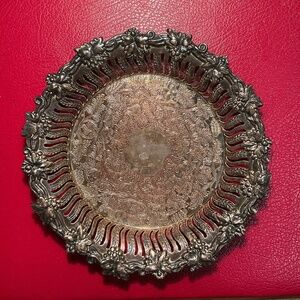 Silver plated “10 small plate